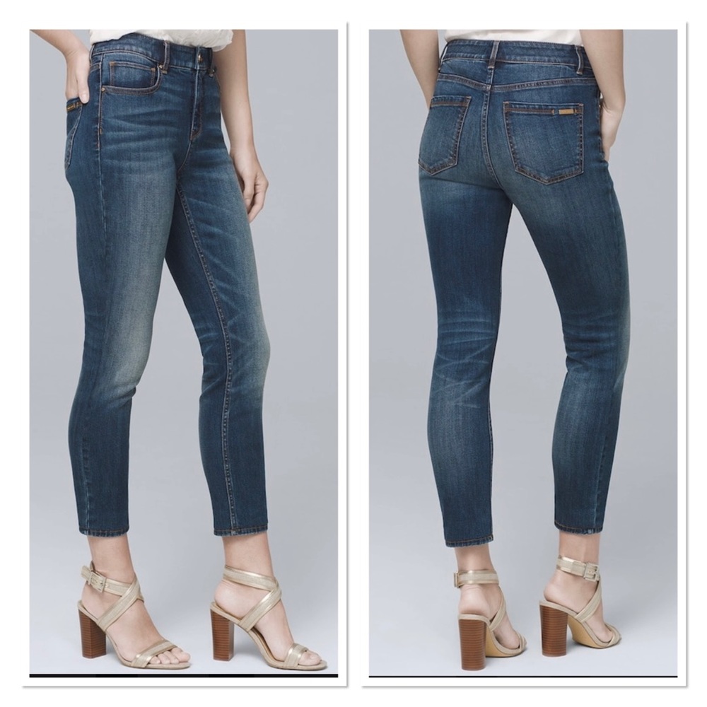 WHITE HOUSE BLACK MARKET  Skinny Ankle Jeans